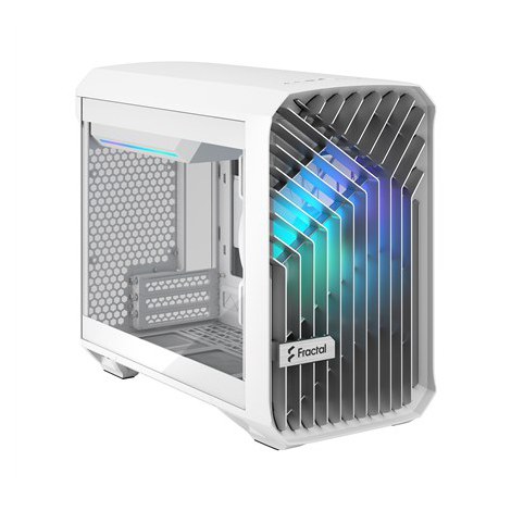 Fractal Design | Torrent Nano RGB White TG clear tint | Side window | White TG clear tint | Power supply included No | ATX - 16